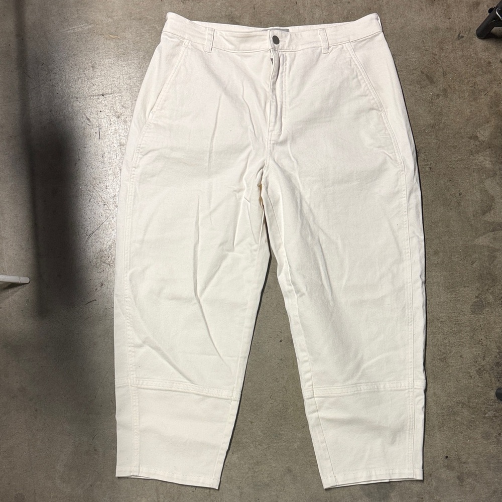 Everlane Women's Off-White Boot Cut Jeans